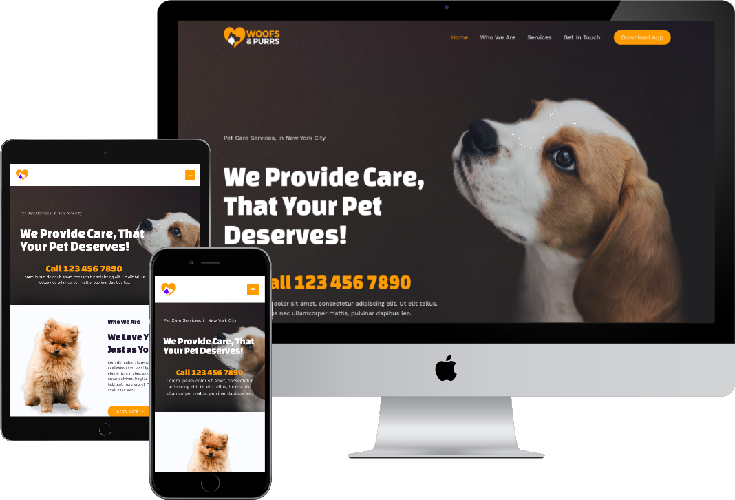 Pet Services Ready-Made Website