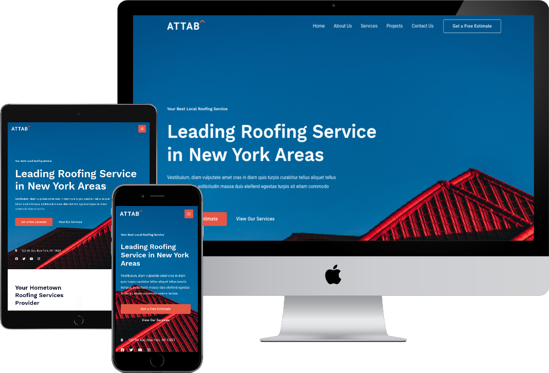 Roofing Services Ready-Made Website