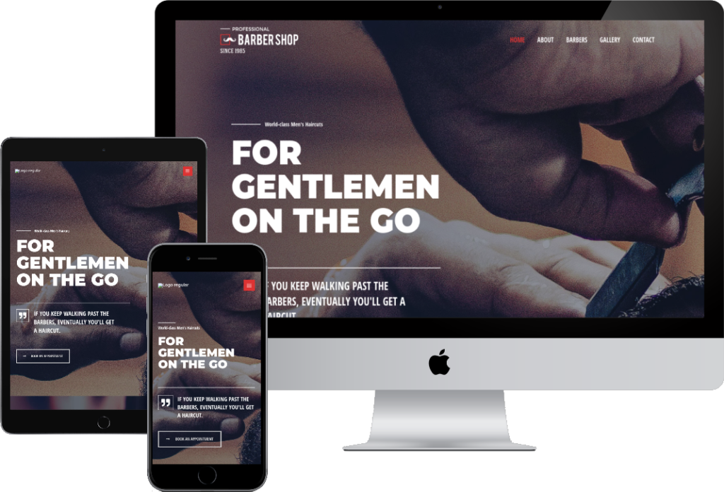 Barber Shop Ready-Made Website