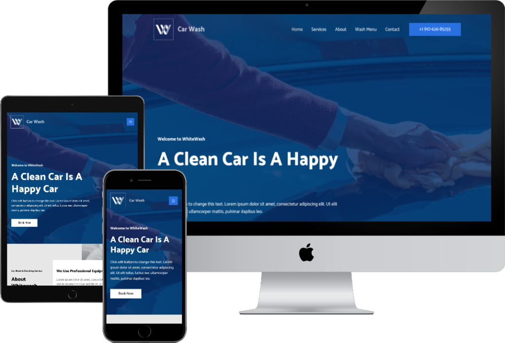 Car Wash Ready-Made Website