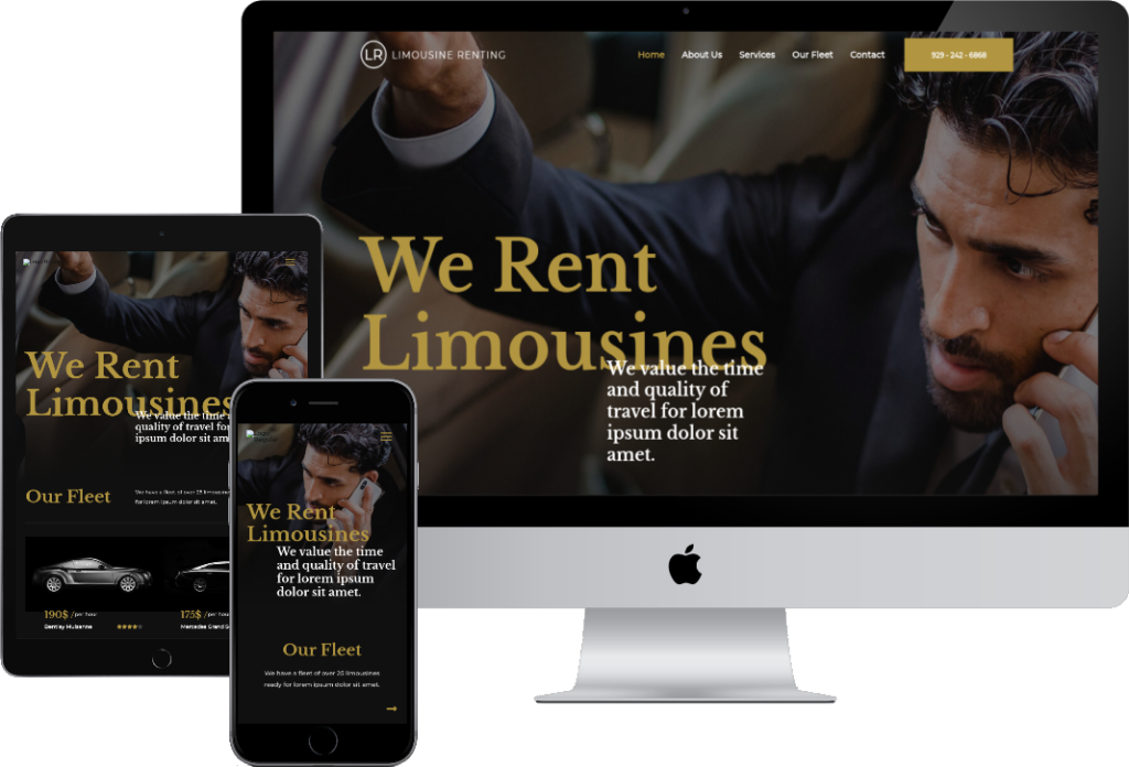 Limousine Rental Agency Ready-Made Website