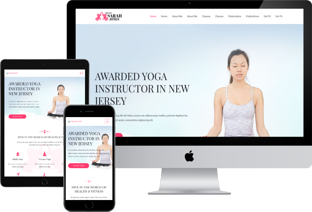 Yoga Instructor Ready-Made Website